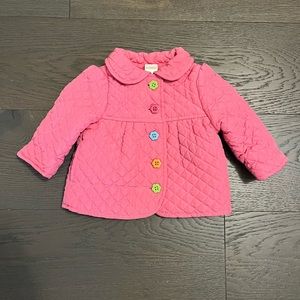 Gymboree pink waffle spring jacket 6M NWT retail $79